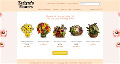 Desktop Screenshot of earlynesflowers.com