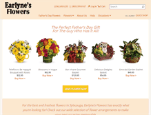 Tablet Screenshot of earlynesflowers.com